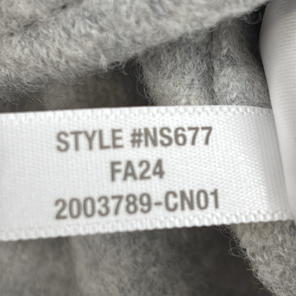 Madewell Boiled Wool Sweater Shirt Jacket Heather chrome grey size XL NWT NS677 - Picture 11 of 13